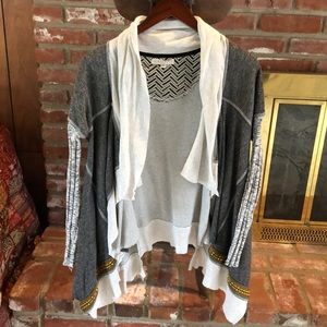 Scrapbook sweater/sweatshirt wrap cardigan